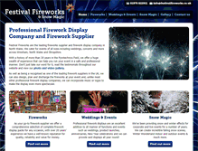 Tablet Screenshot of festivalfireworks.co.uk